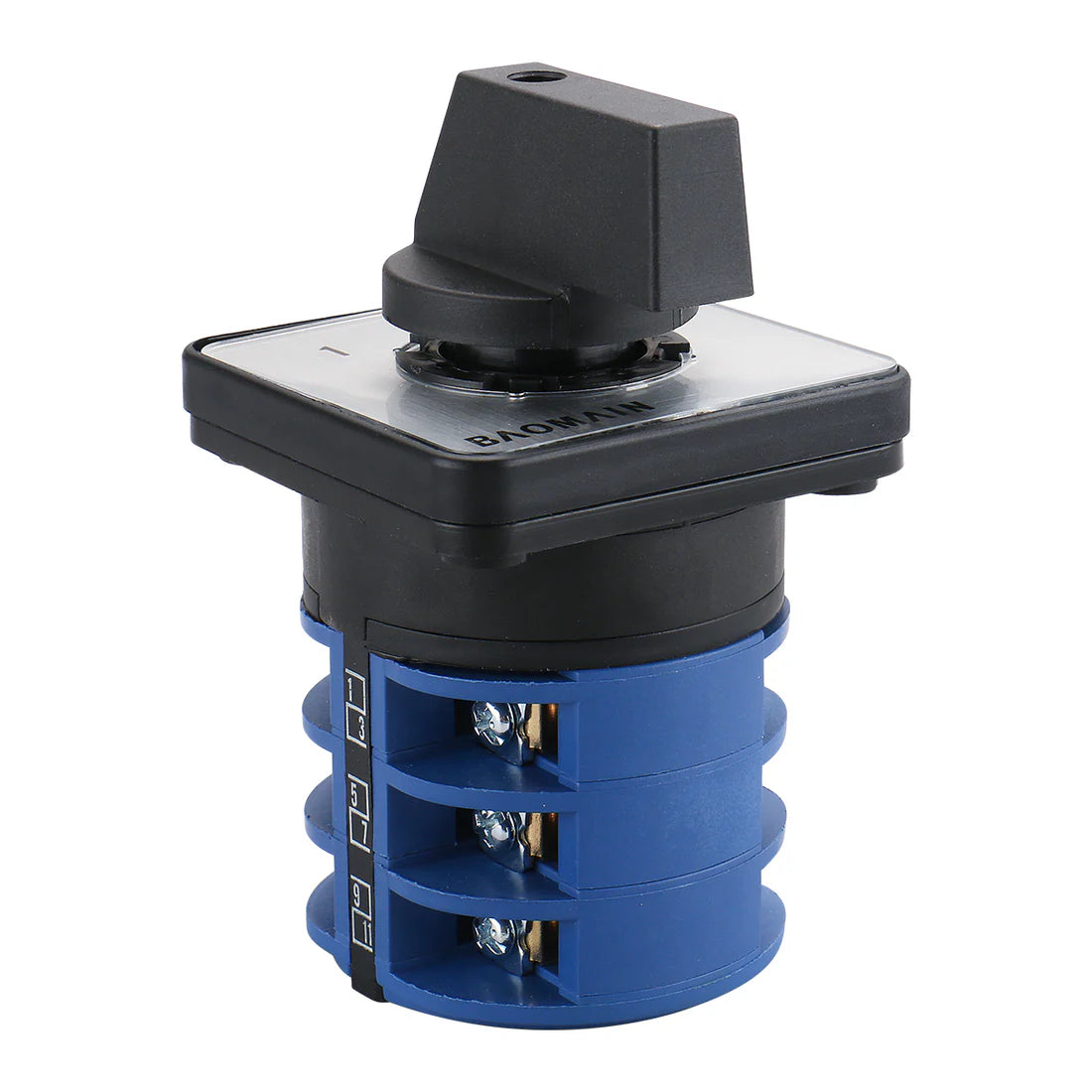 Baomain Cam Changeover Switch 40A SZW26-40/D303.3 3 Phase 3 Positions 12 Terminal AC 660V