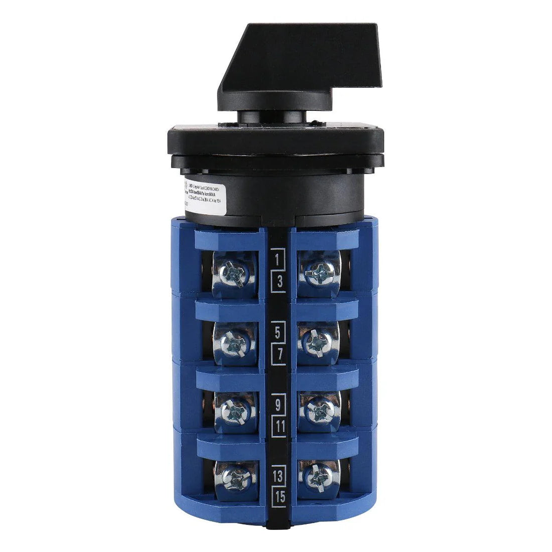 Baomain Universal Rotary Selector Changeover Cam Switch SZW26-63/D404.4 AC 660V 63A 3 Positions 4NO+4NC 16 Terminals