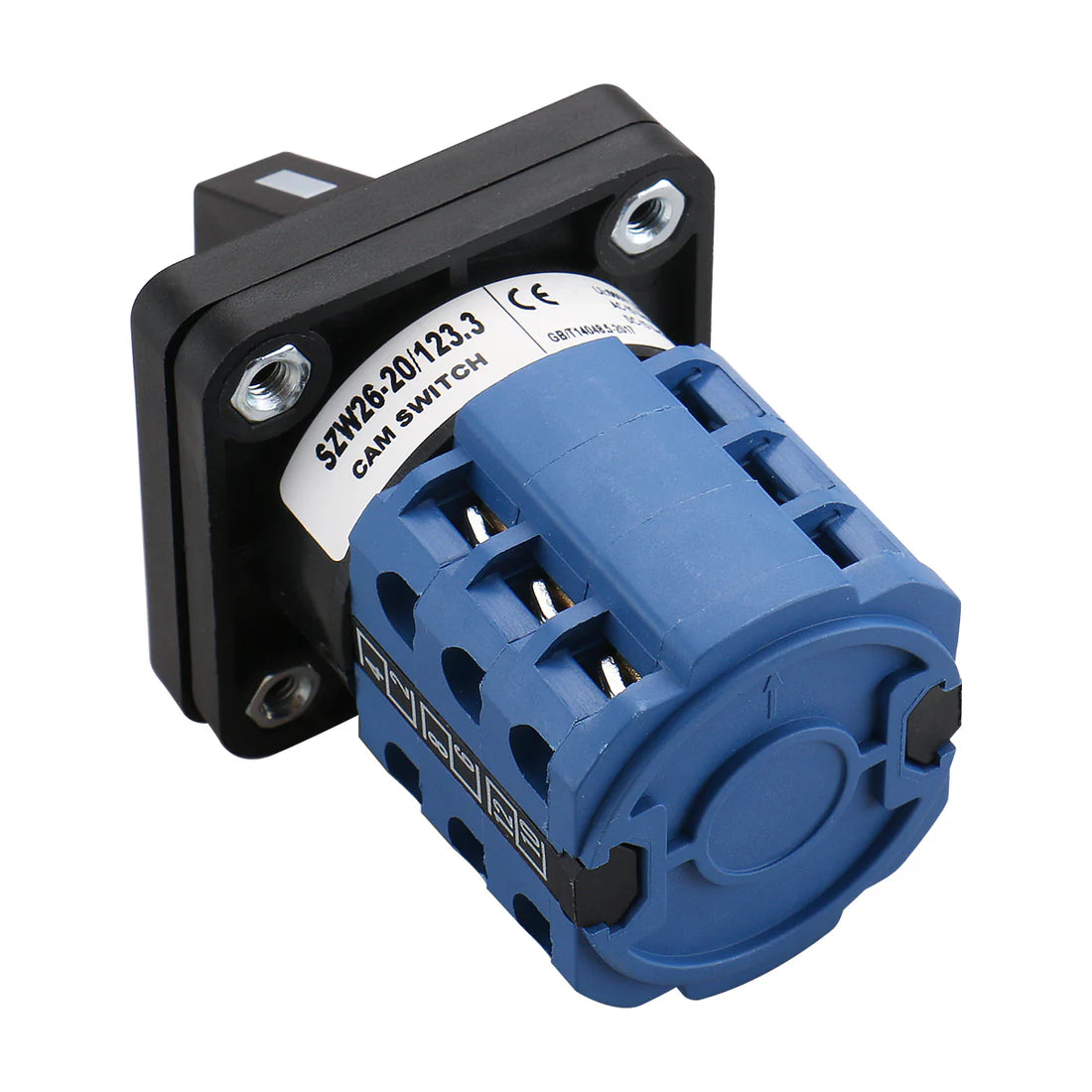 Baomain Universal Rotary Cam/Changeover Switch SZW26-20/123.3 660V 20A 3 Position 3 Phase 12 Terminal