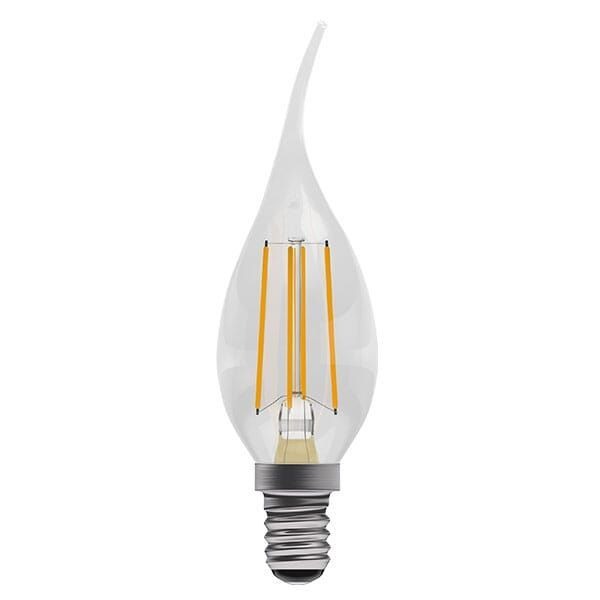 [EU] Bell Lighting LED Non Dimmable 2700K Filament Bent Tip Candle and Chandelier