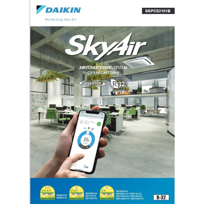 DAIKIN CEILING CASSETTE INVERTER AIRCON - SUPPLY ONLY
