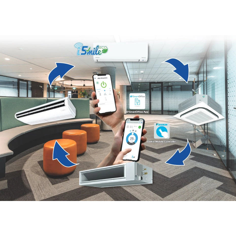 DAIKIN CEILING CASSETTE INVERTER AIRCON - SUPPLY ONLY