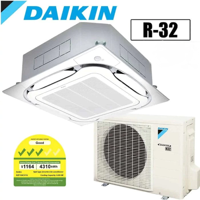 DAIKIN CEILING CASSETTE INVERTER AIRCON - SUPPLY ONLY