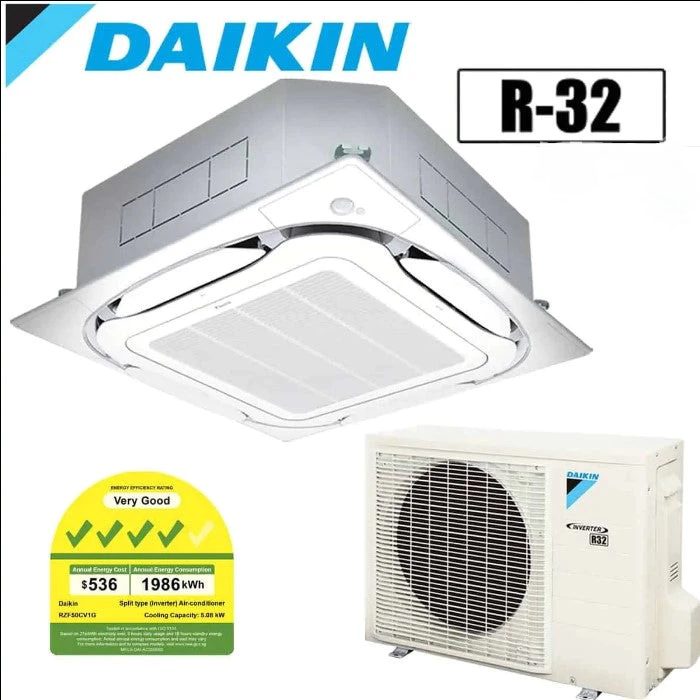 DAIKIN CEILING CASSETTE INVERTER AIRCON - SUPPLY ONLY