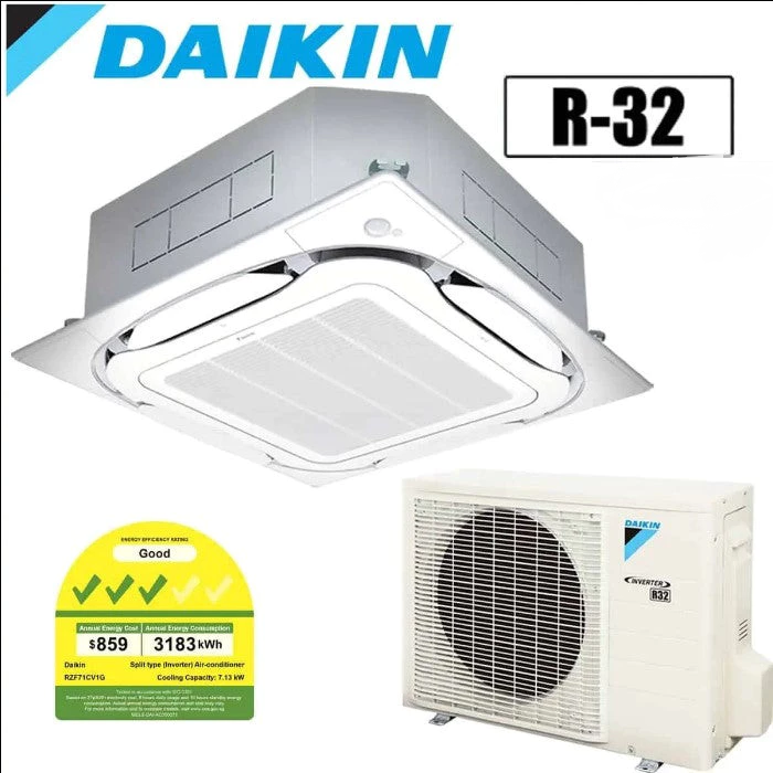 DAIKIN CEILING CASSETTE INVERTER AIRCON - SUPPLY ONLY