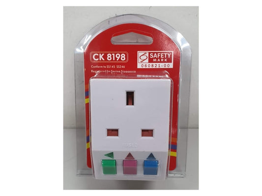 CK819 Series 3 Way Adaptor W/Switch and Neon