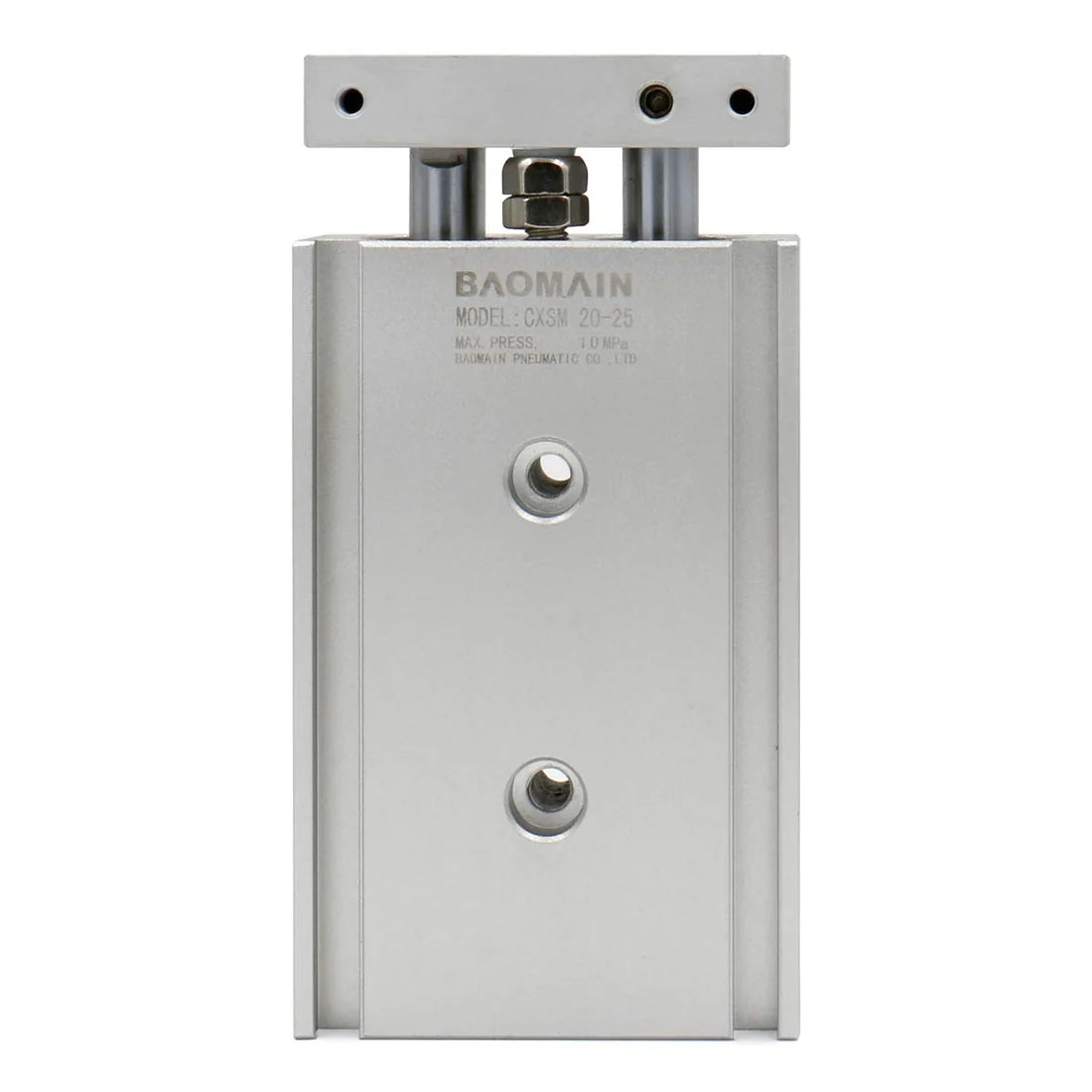 Baomain CXSM Series Pneumatic Dual Air Cylinder Double Rod Guided Slide Bearing Cushioned
