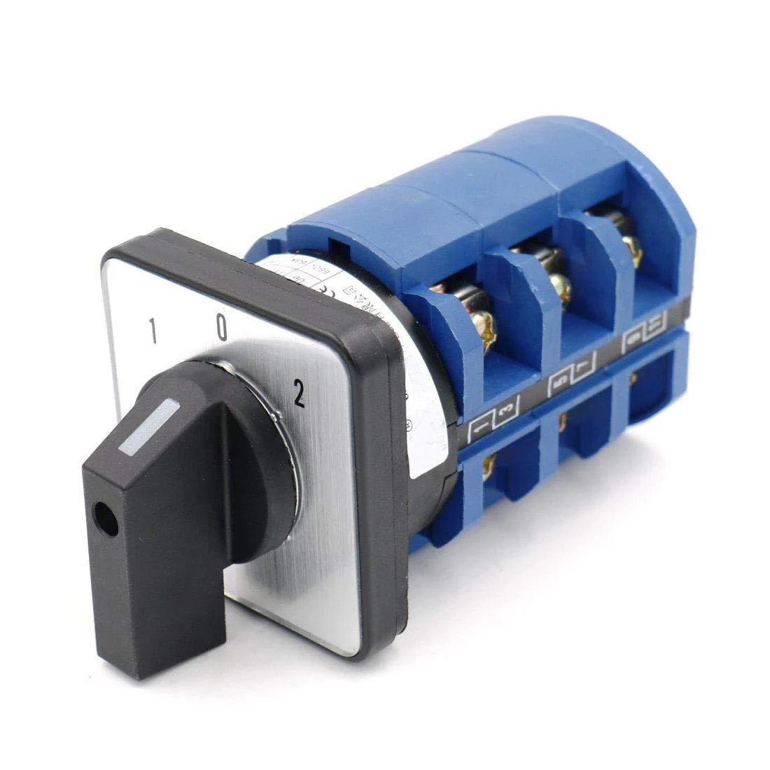 Baomain Universal Rotary Selector Changeover Cam Switch SZW26-63/D303.3 660V 63A 3 Position 3 Phase 12 Terminals