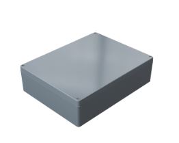 Rose Aluminium Standard Series Grey Die Cast Aluminium Enclosure, IP66, IK09, Grey Lid, 400 x 310 x 110mm