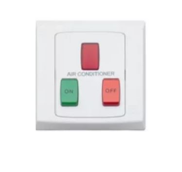 MK Electric Push Switch: 2-gang: 2-way: 10A