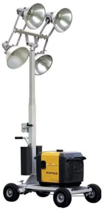 Kipor Light Tower 4 Lamp Without Generator (KDE6500T) | Model : KLB1000-4