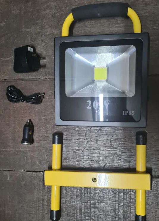 Aiko 20W LED Rechargeable Sport Lamp Flood Light | Model: LED-GYRLF20A2