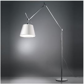 Artemide Tolomeo Floor Mega - LED 3000K - Alluminium - Dimmer - Body Lamp