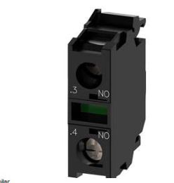 Siemens SIRIUS ACT Series Contact Block, 5 → 500V ac/dc, 1NO