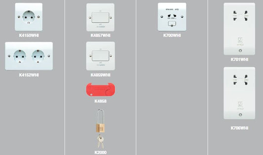 MK Electric Logic Plus White Gloss Back Box, BS, IP20, 1 Gangs, 87 x 87 x 40mm