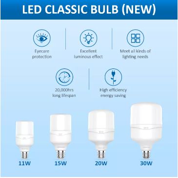 MEGAMAN LED НPB series E27 Classic Stick Bulb-LED Bulb-DELIGHT OptoElectronics Pte. Ltd