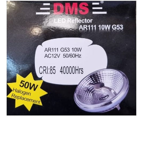 DMS AR111 10W G53 AC12V 50/60 Hz LED Reflector Bulb.-LED Bulb-DELIGHT OptoElectronics Pte. Ltd