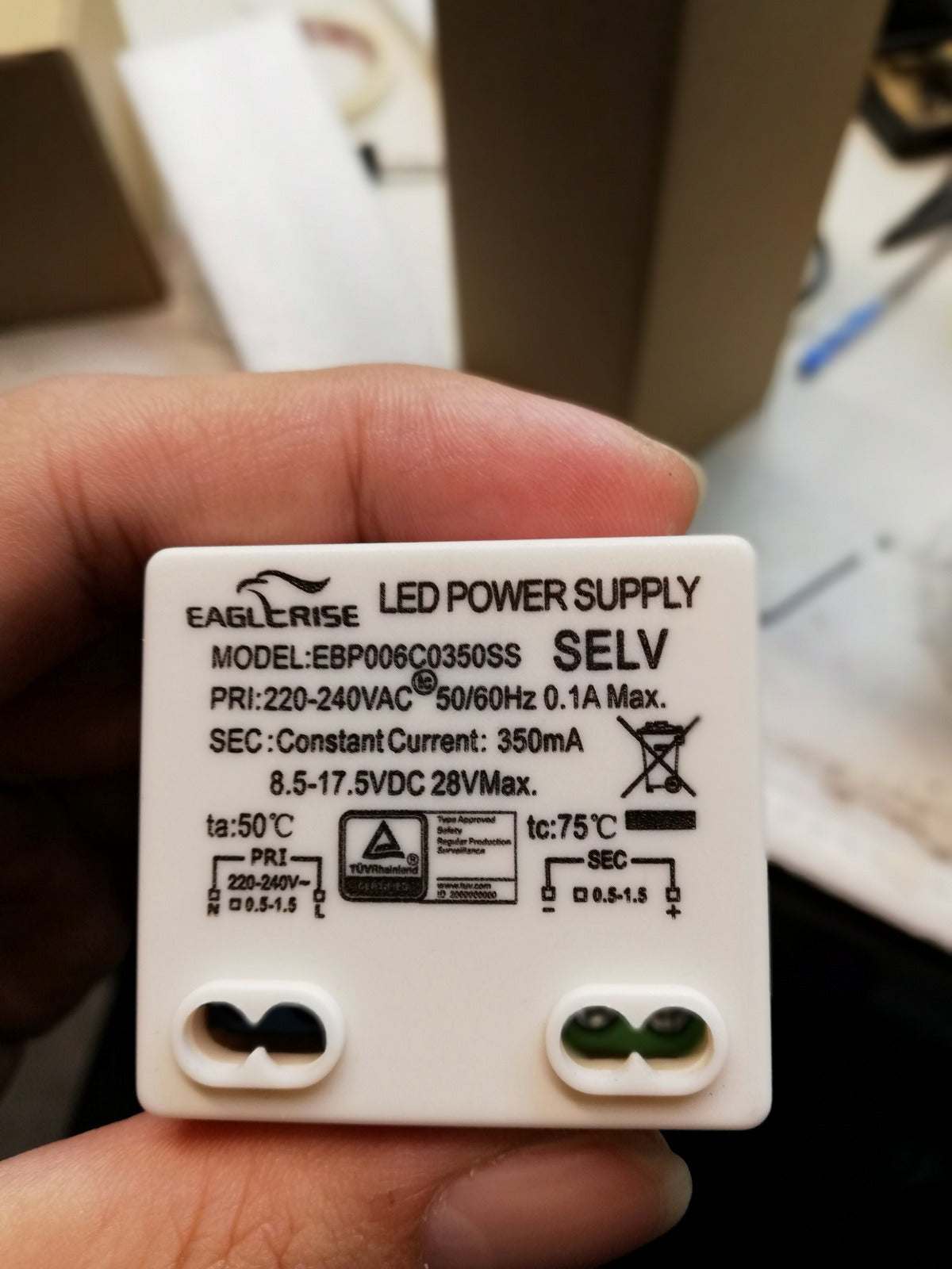 EAGLERISE AC-DC Output Tunggal LED Pemacu Arus Malar