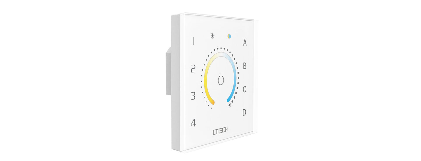 [China] LTECH EDT Series DALI Dimming Touch Panel x4Pcs