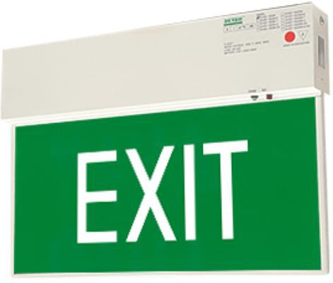 DENKO 2W LED Slim Emergency Exit Light Surface Mount-EXIT/Emergency-DELIGHT OptoElectronics Pte. Ltd