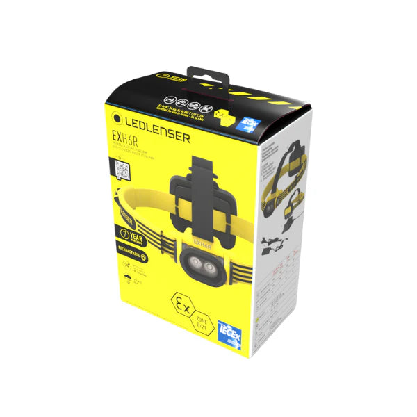 LEDLENSER EXH6R IP68 Rechargeable Headlamp