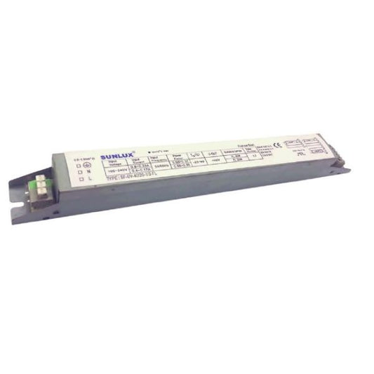 Sunlux SF-UV-40/20-1/2-FL Electronic Ballast 100-240VAC/ 120-240VDC 1X20W/ 2X20W/ 1X40W/ 2X40W