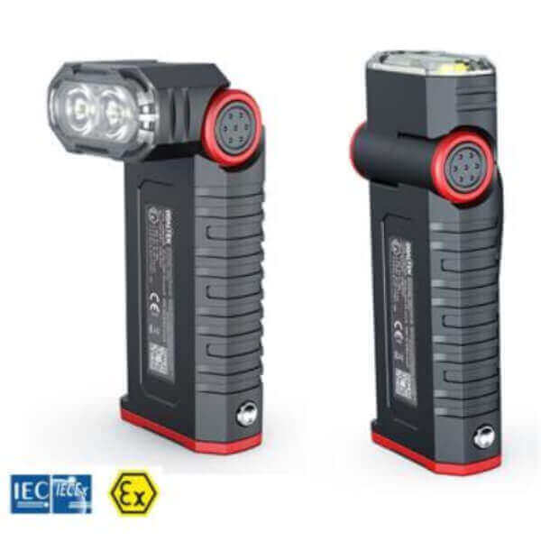 GOALTEK ExMP32R Explosion Proof Rechargeable LED Right Angle Torch-Fixture-DELIGHT OptoElectronics Pte. Ltd