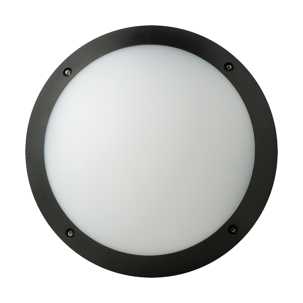 Megaman F51100SM Fonda Round Bulkhead (Black)