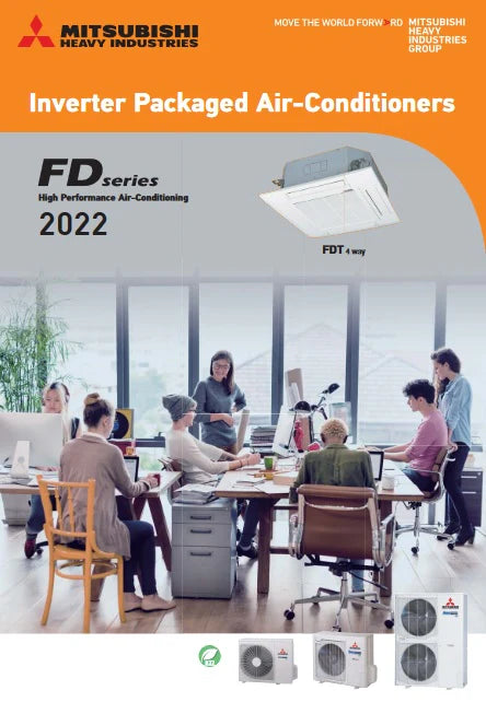 MITSUBISHI HEAVY INDUSTRIES CEILING CASSETTE R32 INVERTER AIRCON - SUPPLY ONLY