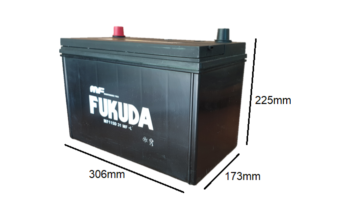 Fukuda MF115D31-12v M/F Battery (Class A) (90ah)