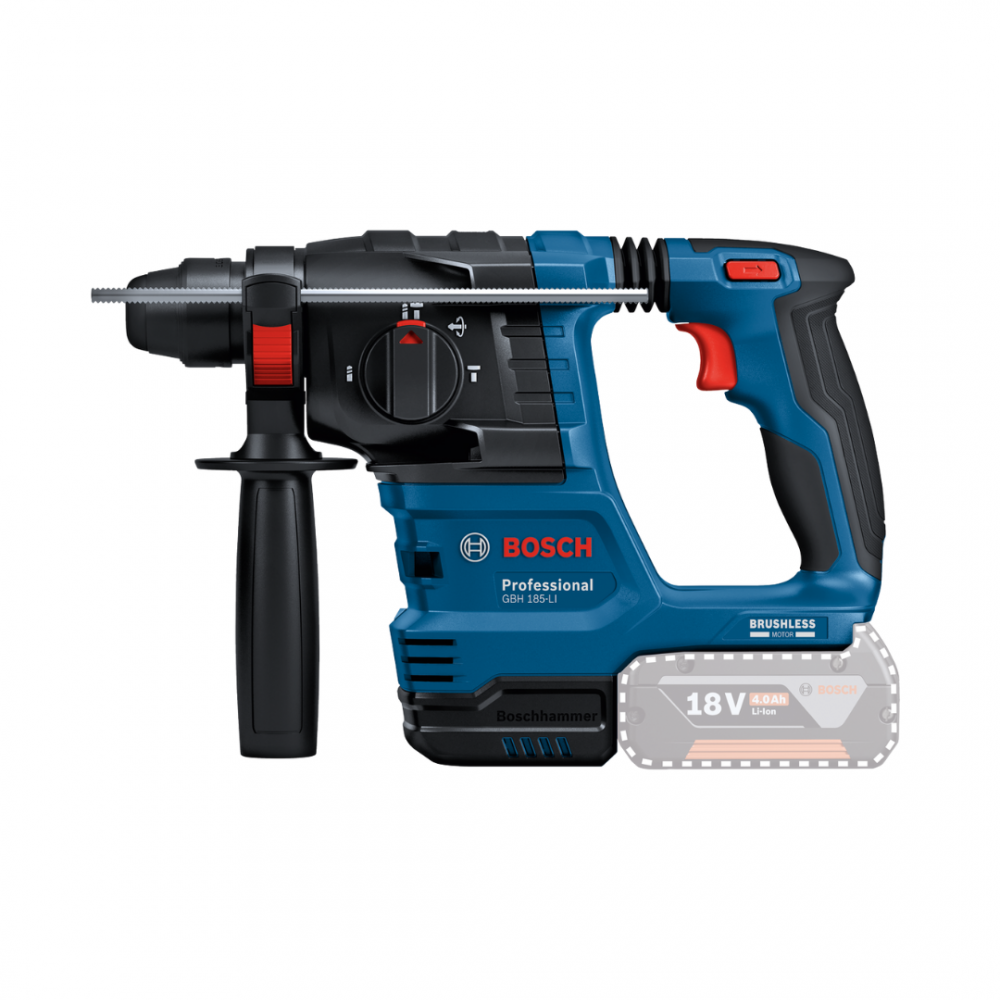 BOSCH GBH 185-LI Professional Cordless Rotary Hammer 18V Brushless Battery Set
