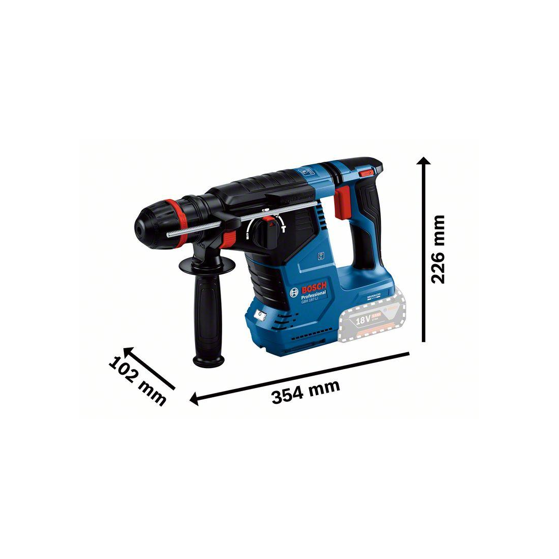 BOSCH GBH 187-LI PRO Cordless Rotary Hammer Drill 18V One Chuck