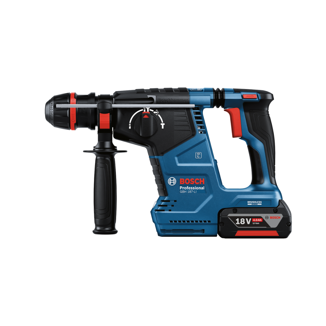 BOSCH GBH 187-LI PRO Cordless Rotary Hammer Drill 18V One Chuck