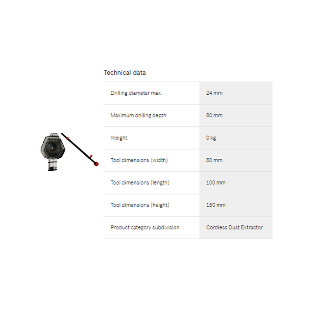 Bosch Cordless Dust Extractor [GDE24]