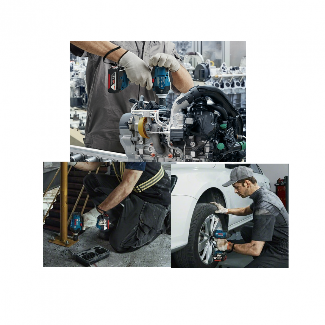 BOSCH GDS 18V-400 Professional Cordless Impact Wrench 1/2" 400Nm