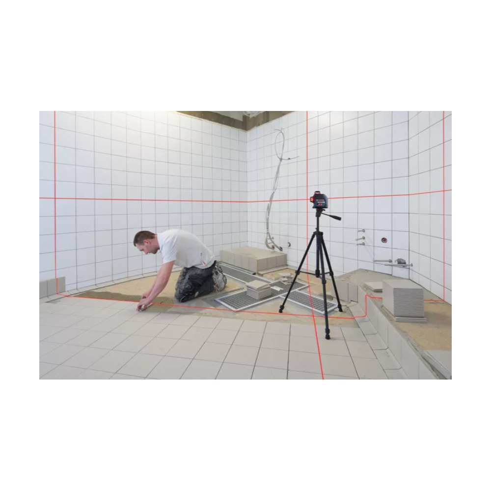 BOSCH GLL 3-80 PRO Line Measure| Red Line Laser | 3 x 360° Lines