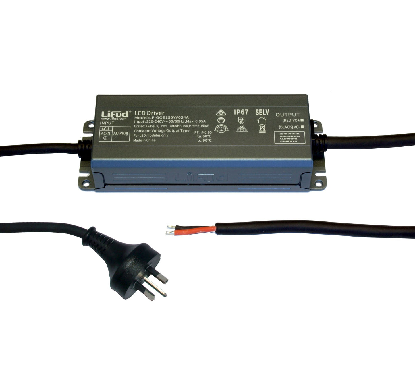 [China]LIFUD GOE Series Constant Voltage LED Driver-Ballast /Drivers-DELIGHT OptoElectronics Pte. Ltd