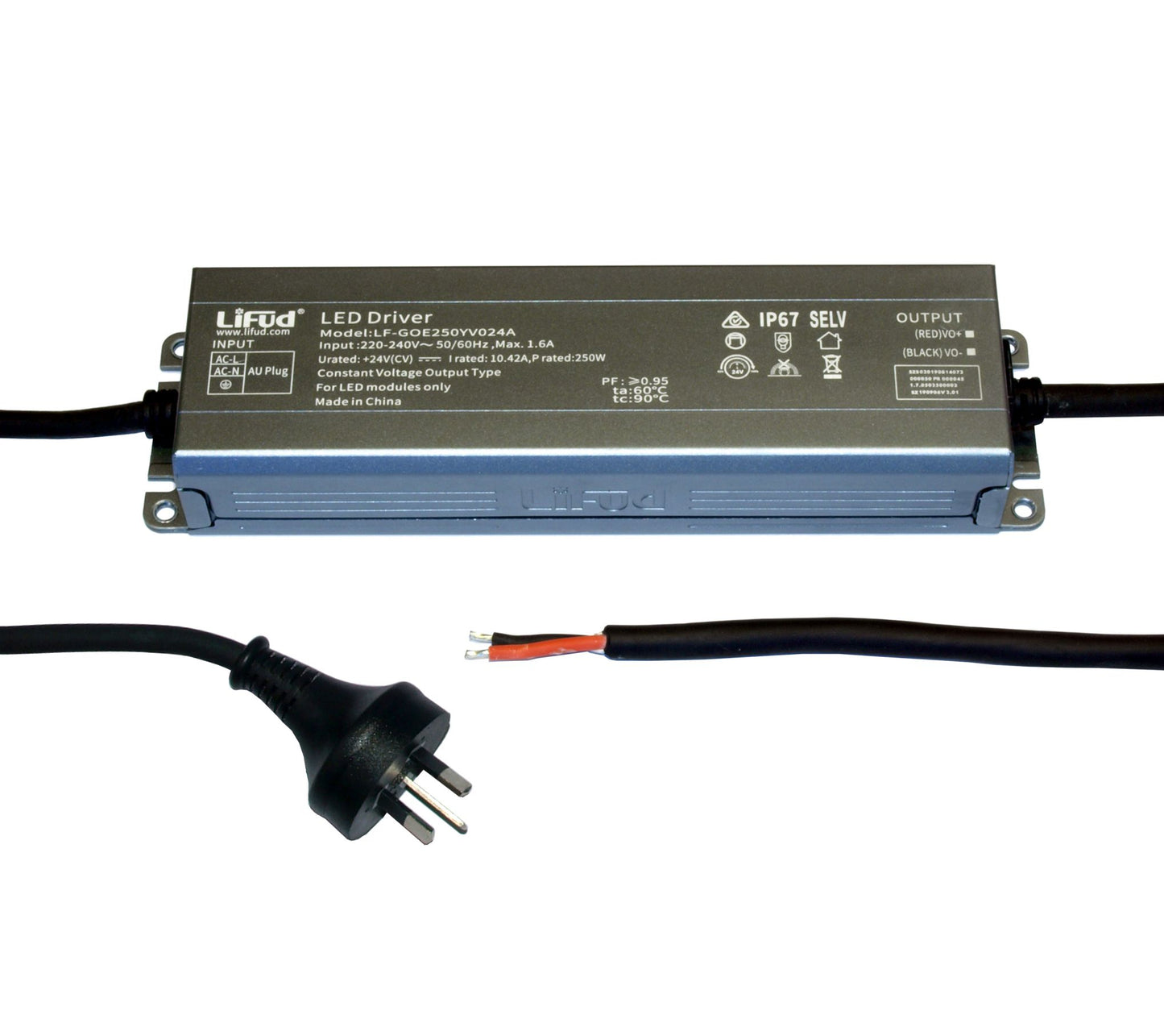 [China]LIFUD GOE Series Constant Voltage LED Driver-Ballast /Drivers-DELIGHT OptoElectronics Pte. Ltd