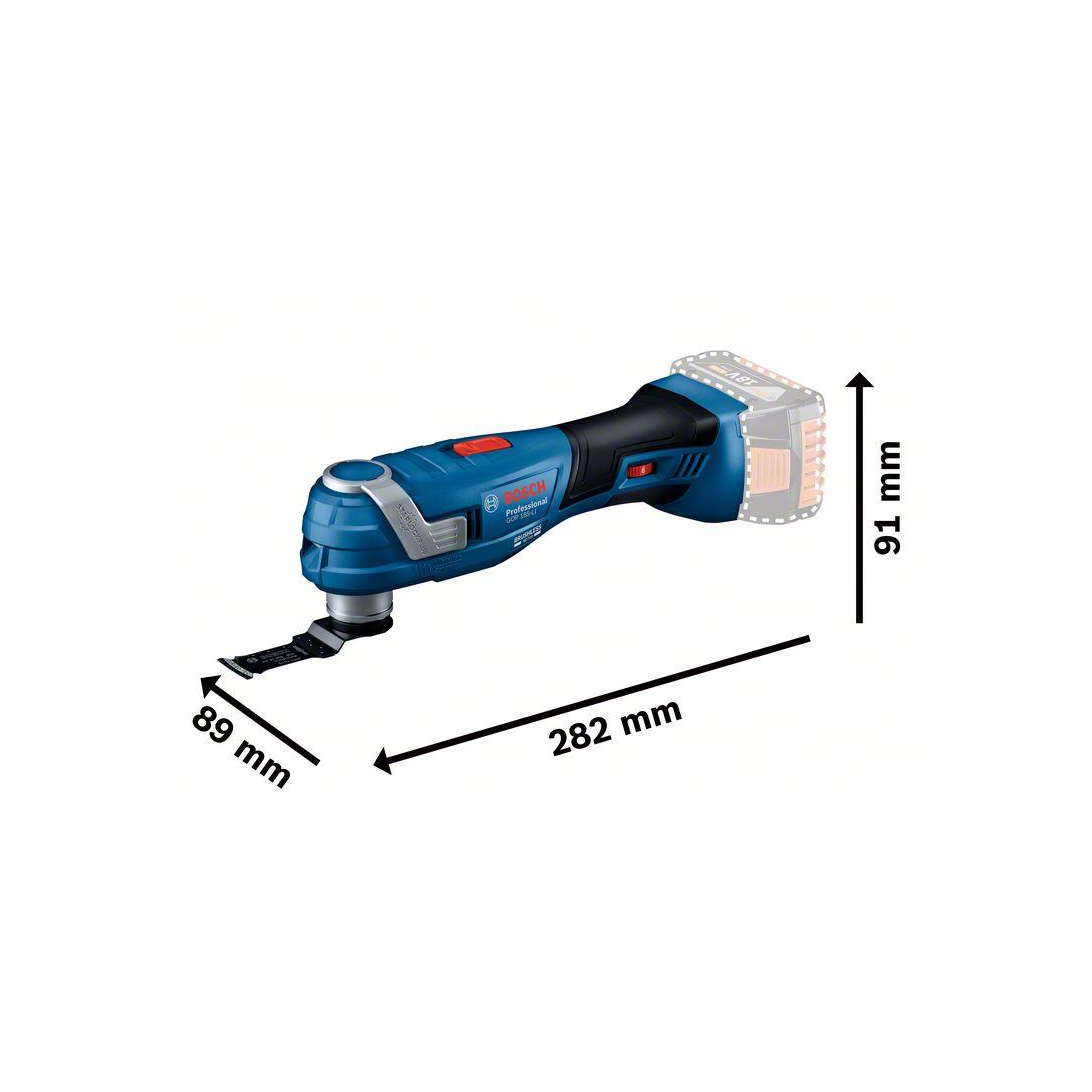 BOSCH GOP 185-LI PRO Cordless Multi-Cutter | Trimming. adjusting. repairing | Multipurpose Tool