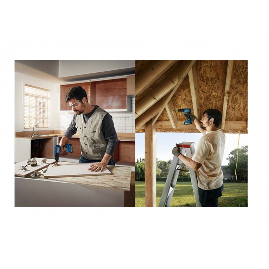BOSCH Combo Kit Cordless Drill & Cordless Angle Grinder. GSB 185-LI with GWS 180-LI. comes with battery & charger.
