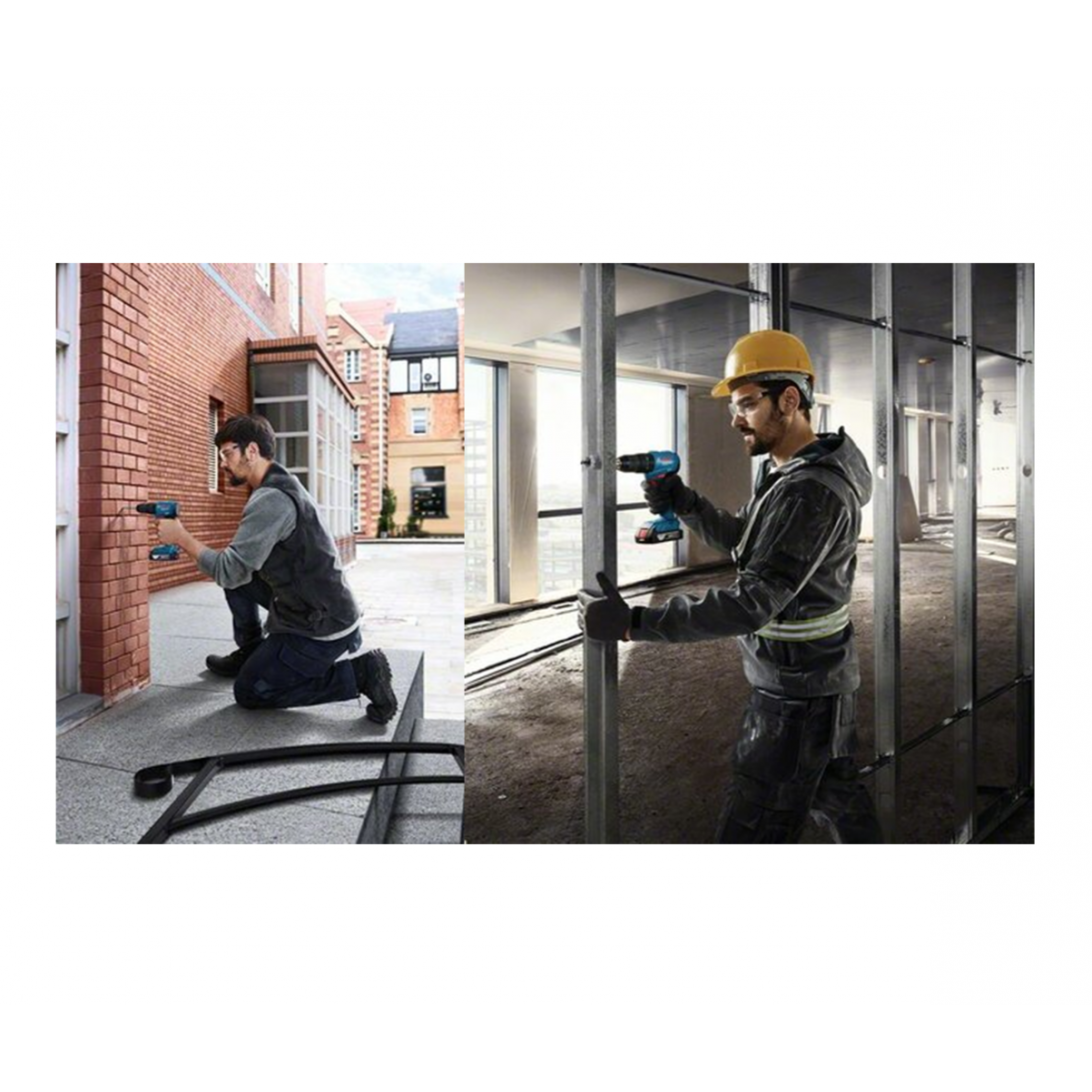 BOSCH Combo Kit Cordless Drill & Cordless Angle Grinder. GSB 185-LI with GWS 180-LI. comes with battery & charger.