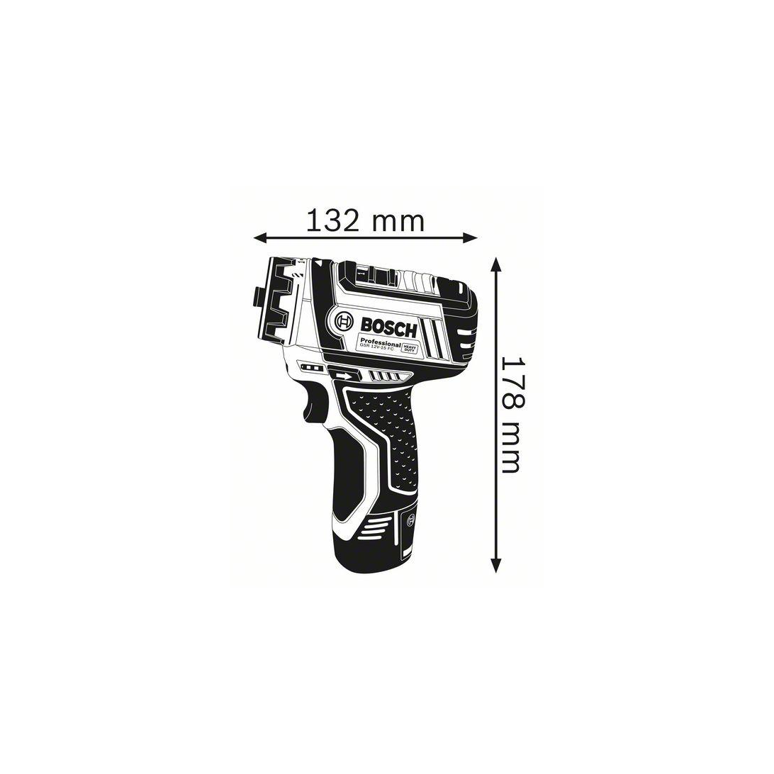 Bosch GSR 12-15FC PRO Cordless Drill Driver 12V | Flexiclick System