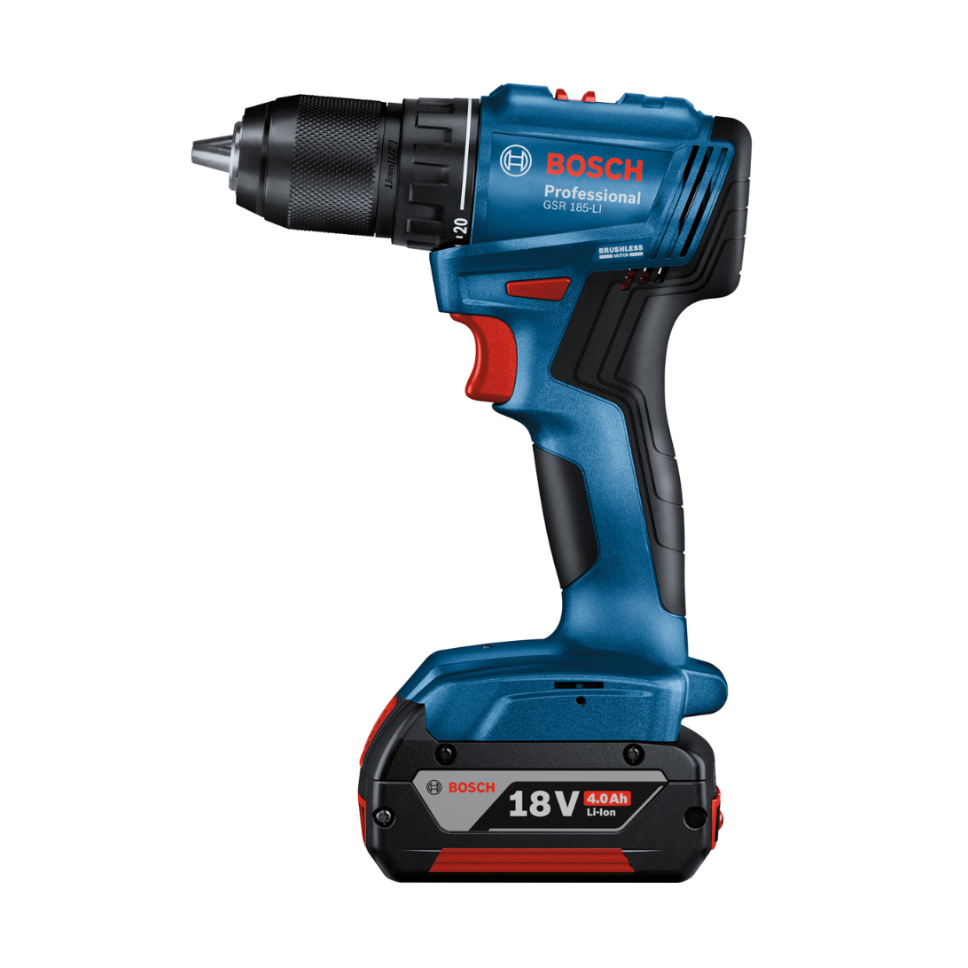 BOSCH GSR 185-Li Professional Cordless Drill/Driver. Brushless Motor. 18V.
