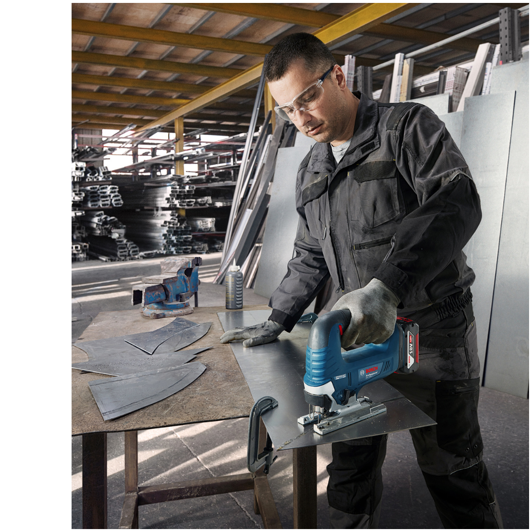 BOSCH GST 185-Li Professional Cordless Jigsaw | 18V Brushless Motor