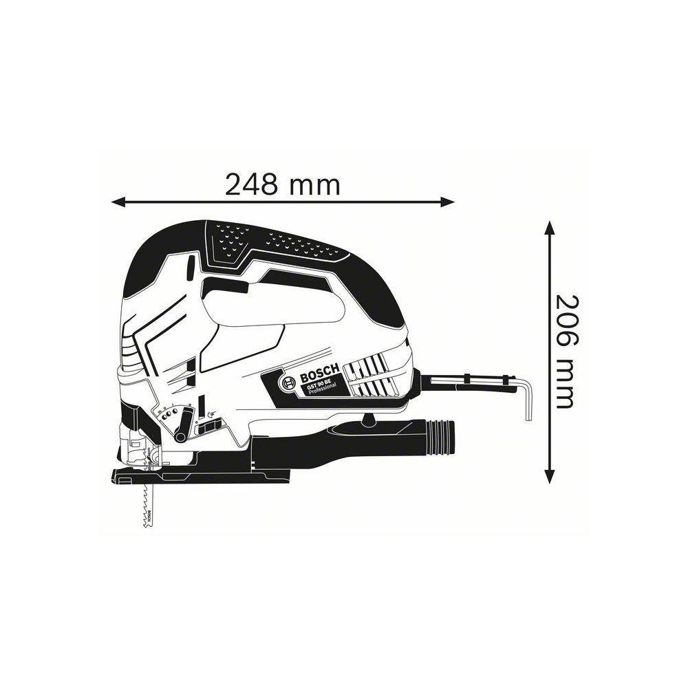 BOSCH GST 90BE Professional Jigsaw 650W Corded