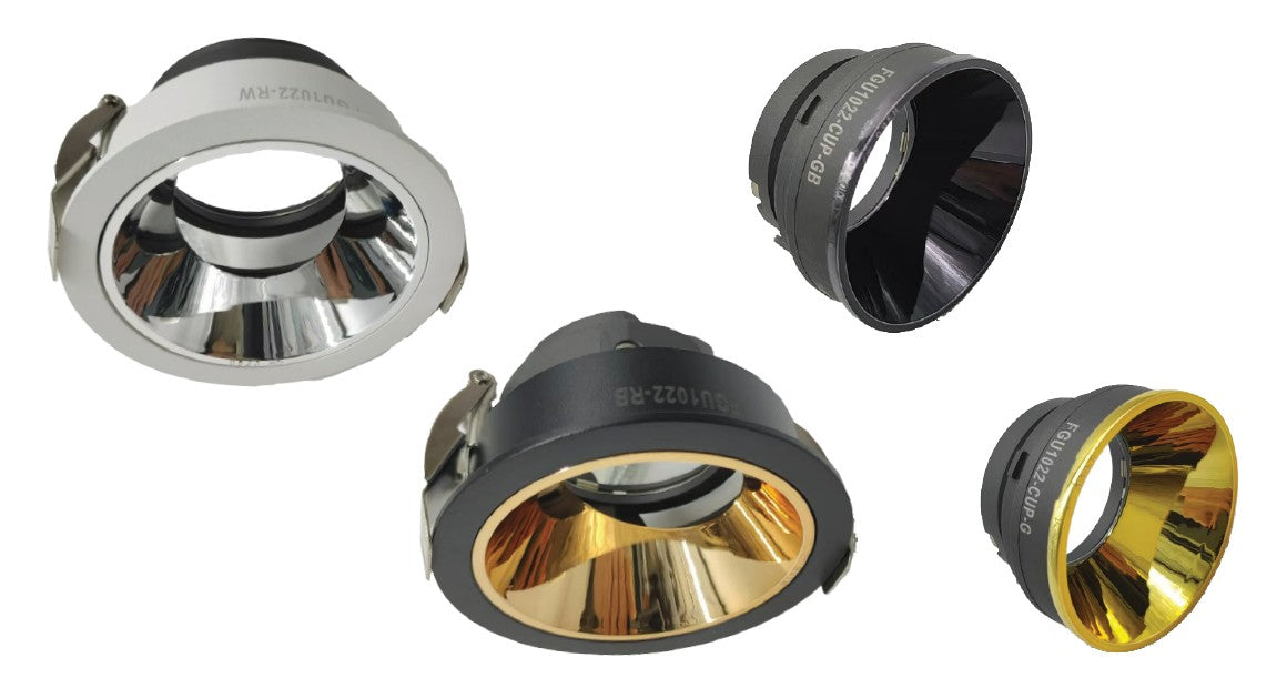 BK GU10 Recessed Round Spot Light Fitting-22 Without Bulb