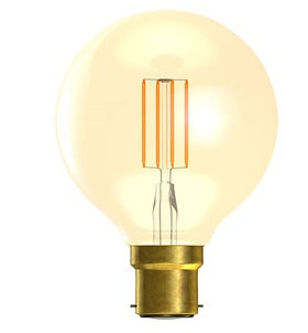 [EU] Bell Lighting LED Vintage 4W Amber 2000K Globe Filament Bulb x10Pcs