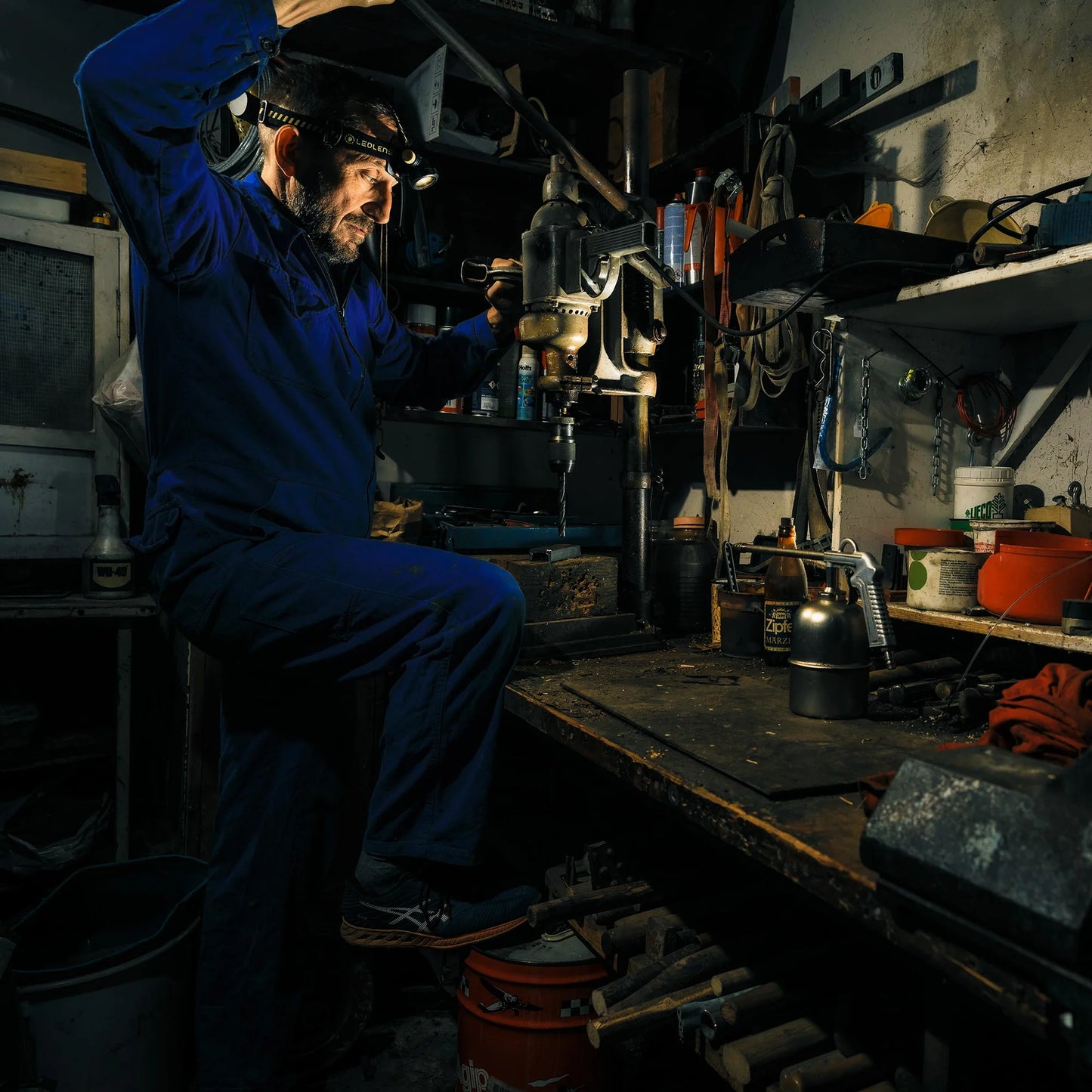 LEDLENSER H7R IP67 Rechargeable Work Headlamp