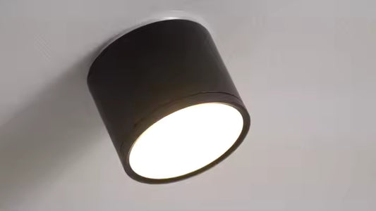 ELAP GNK1-6-18W-3C Black 18W Non Dimmable 3CCT Switchable Surface LED Downlight