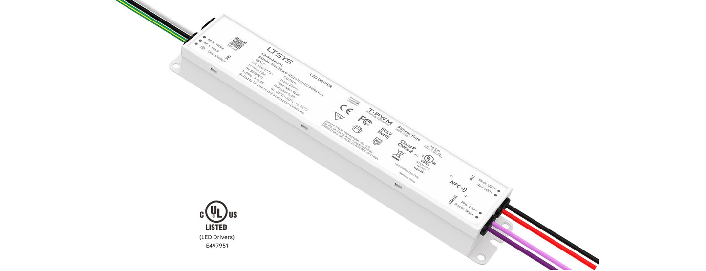 [China] LTECH 0-10V 24V Constant Voltage Dimmable LED Driver